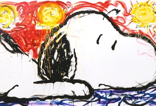 トム・エバハートの絵画作品　タイトルは、NO WAY OUT